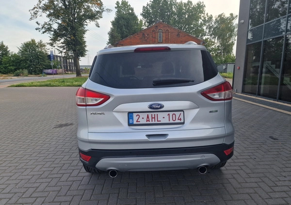 Ford Kuga cena 58056 przebieg: 182033, rok produkcji 2015 z Woźniki małe 704